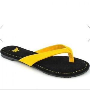 24  Velvet flip flops